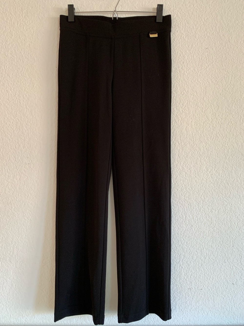 Calvin Klein Black Wide-Leg Pants